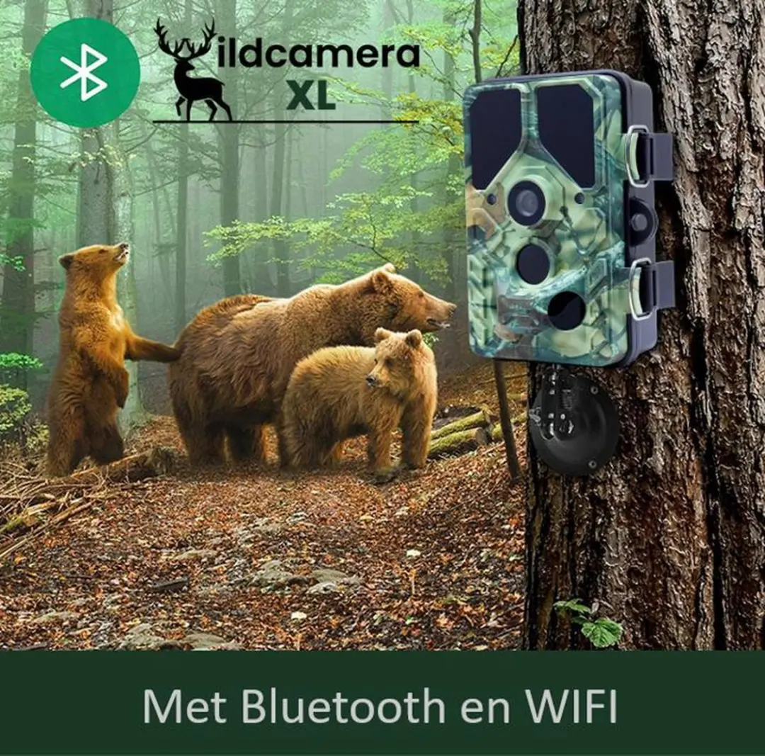 Camouflage EZ45 WiFi Wildcamera - Camouflage Groen
