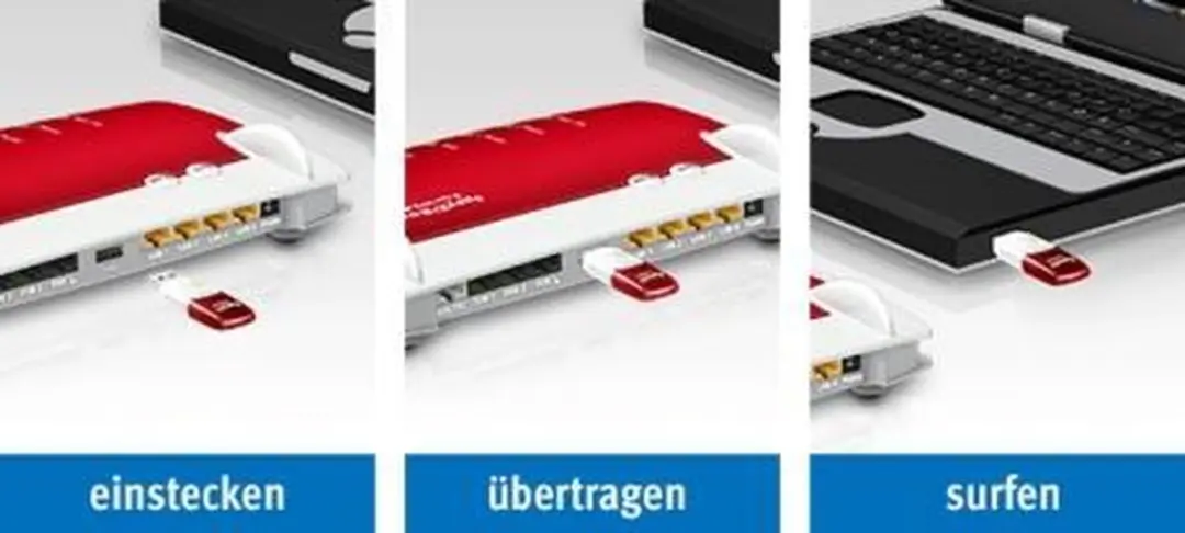 FRITZ! WLAN Stick AC 430 20002766 - Zwart