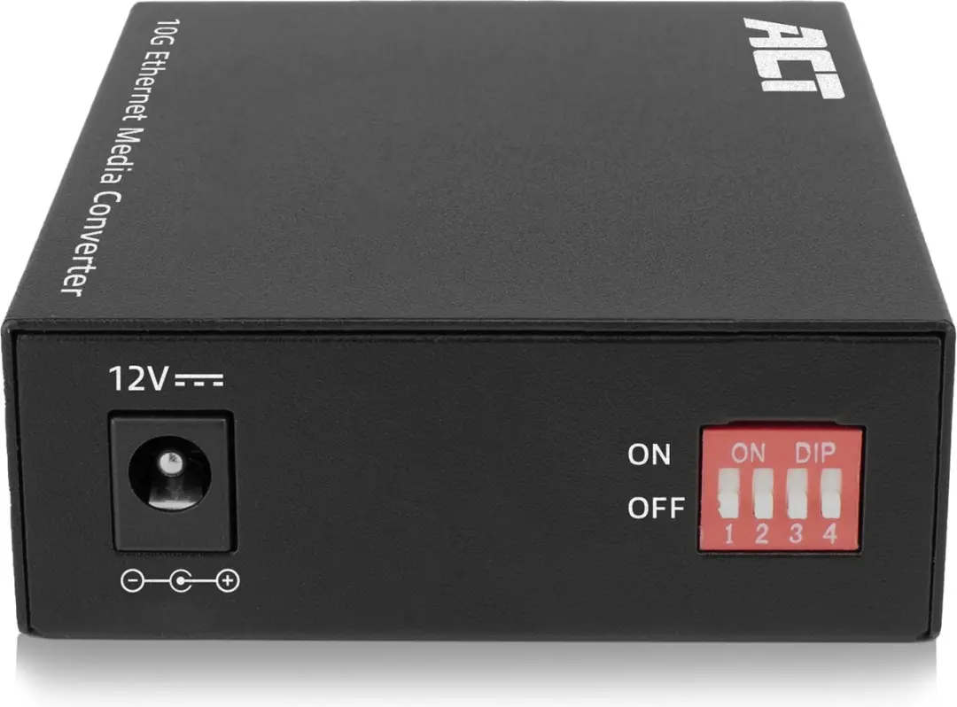 ACT AC4455 10G Ethernet Media Converter - Zwart