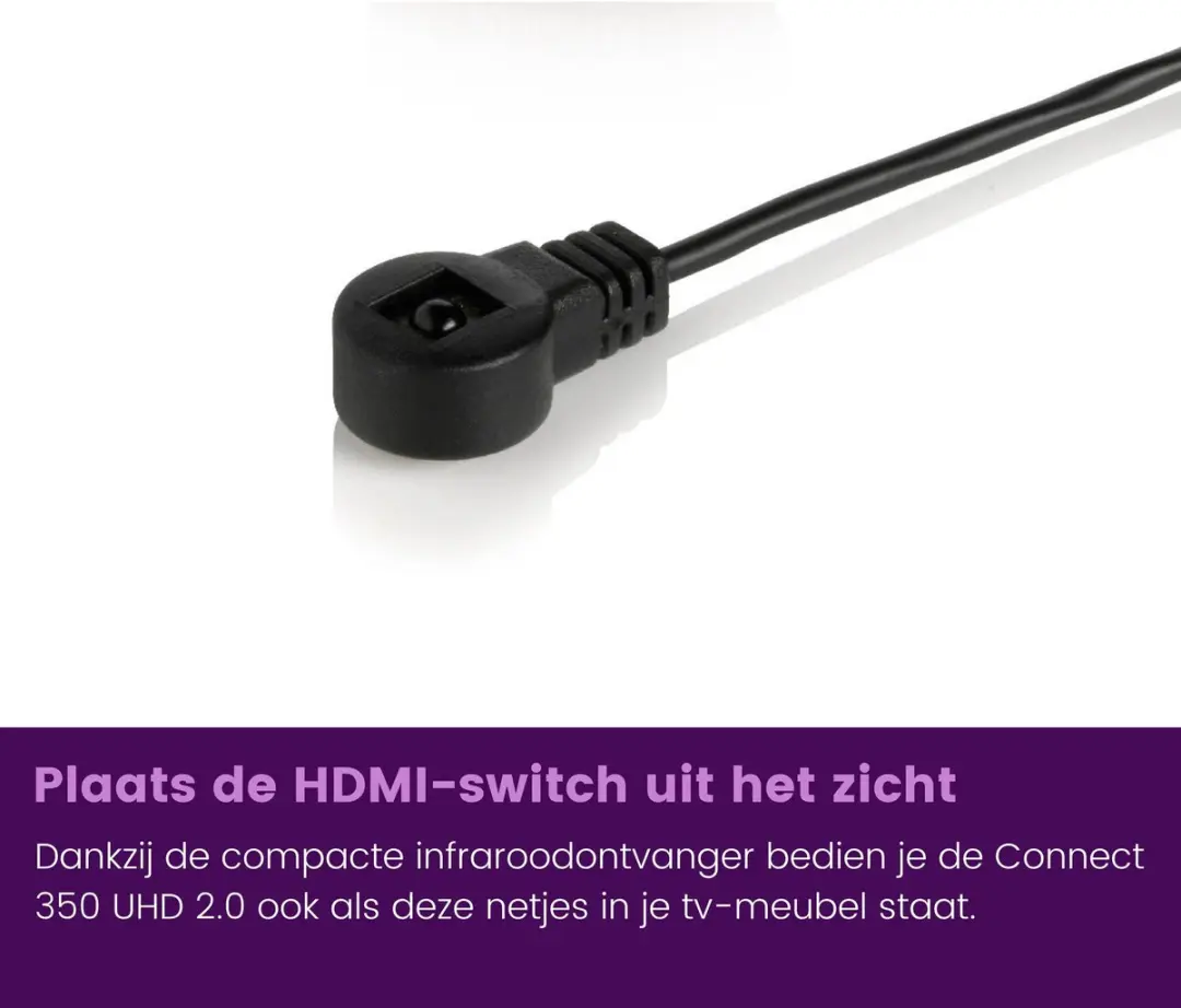 Marmitek Connect 350 UHD 2.0 HDMI Switch 5 in/1 uit