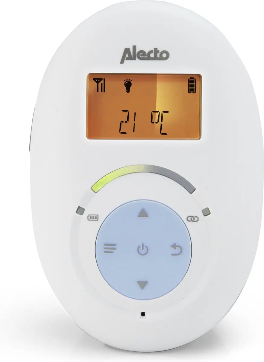 Alecto DBX-112 Full Eco DECT Babyfoon - Wit/Blauw