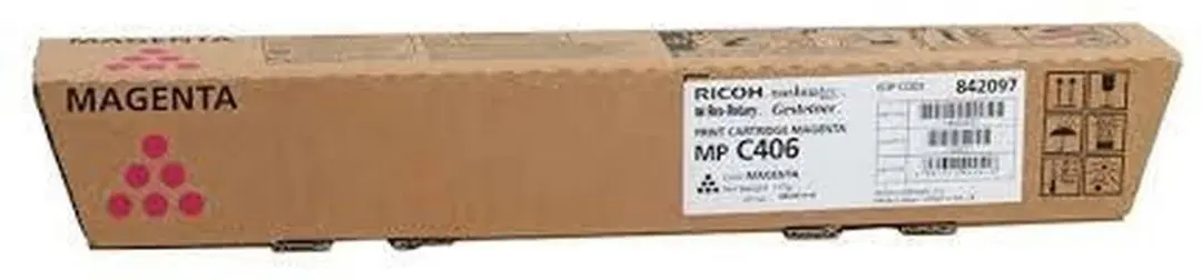 Ricoh 842097 Toner Magenta - 6000 pagina's - o.a. MP C306ZSP/C307/C406