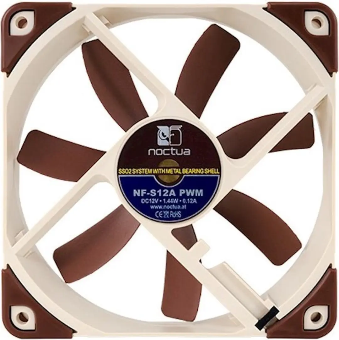 Noctua NF-S12A PWM 120mm Case Fan - Beige