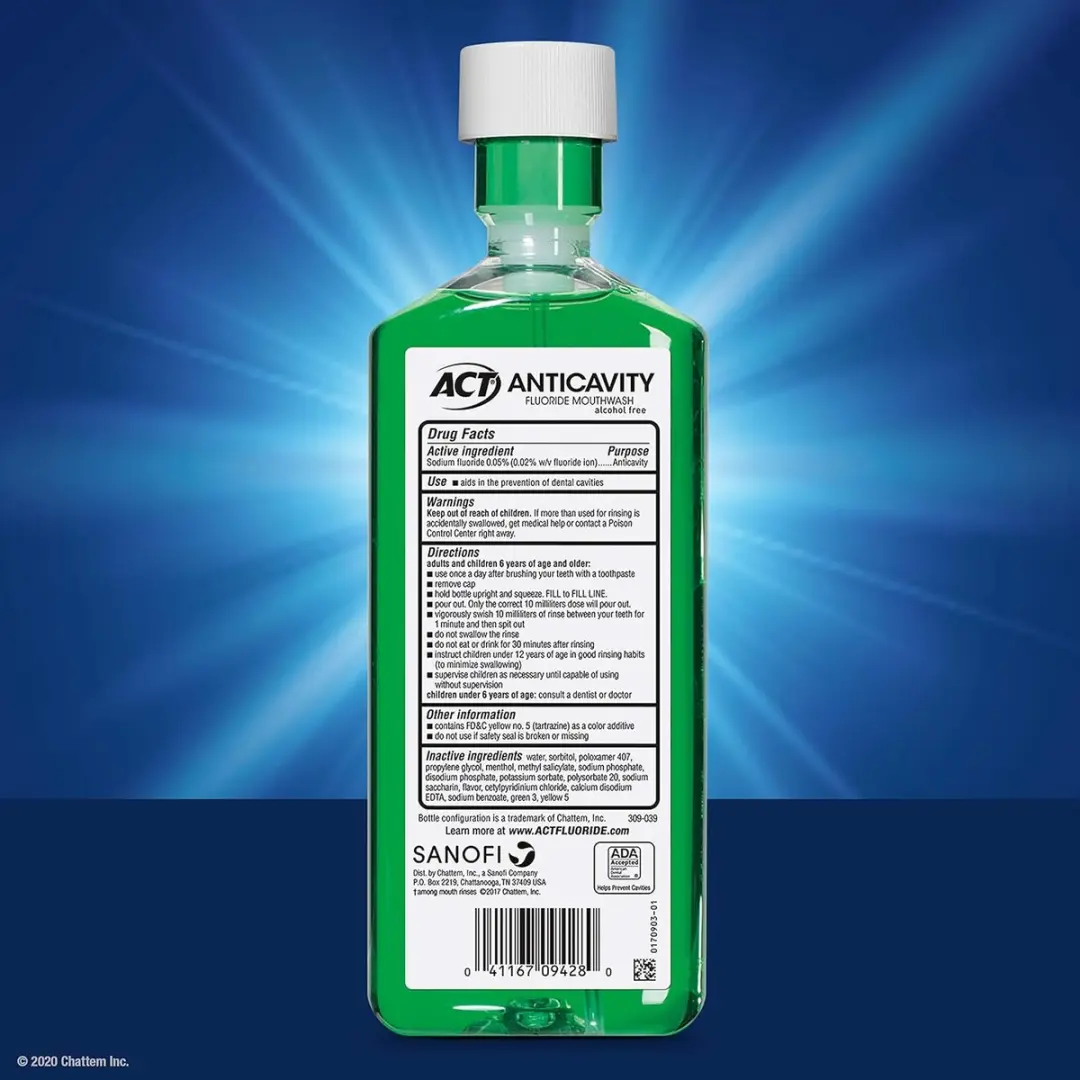 ACT Anticavity Mondspoeling Fluoride 532ml