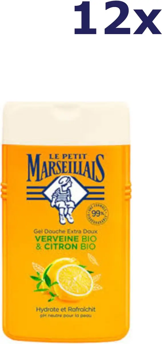 Le Petit Marseillais Gel Douche Verveine & Citron BIO