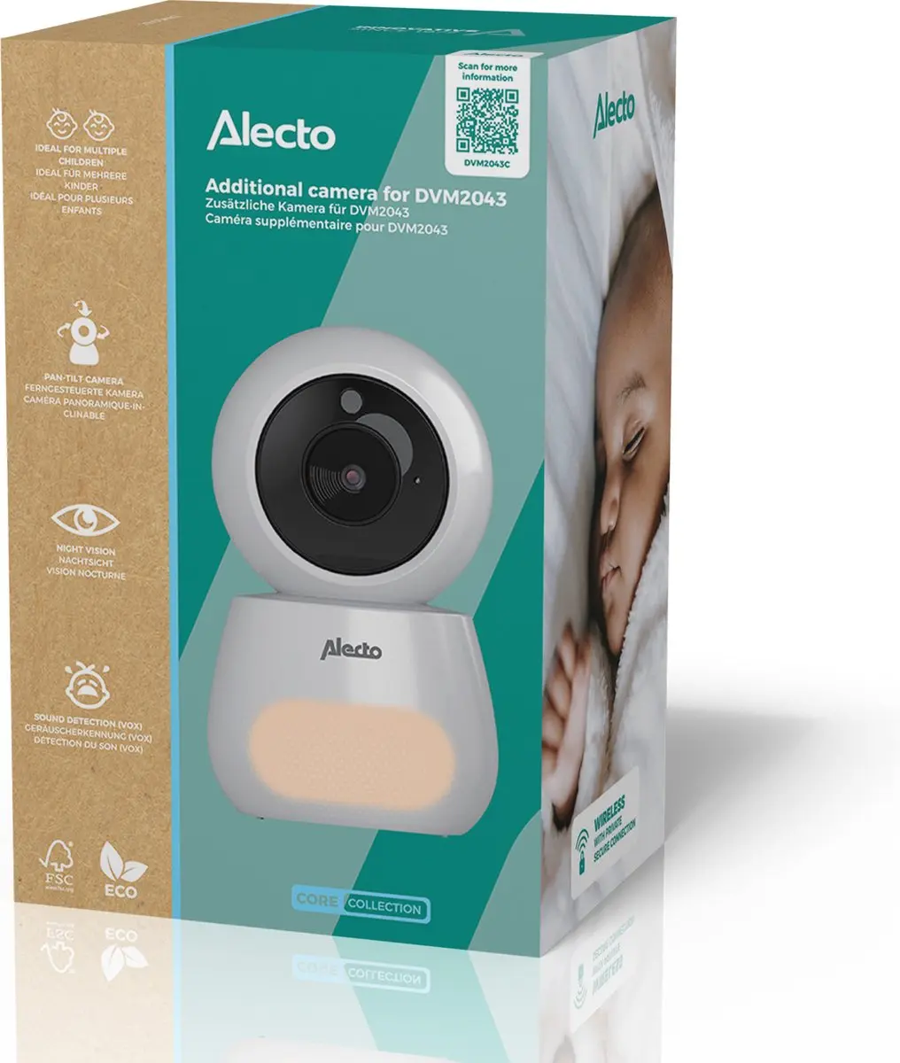 Alecto DVM2043C Extra Camera - Wit