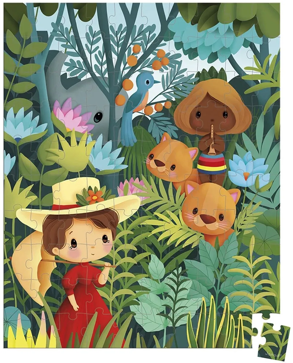 Janod Puzzel Rousseau 100 Stuks - In Koffer - 6+