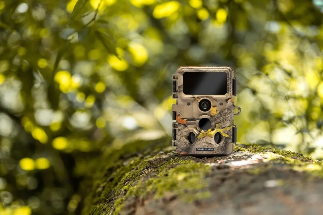 Camouflage EZ60 WiFi Wildcamera - Camouflage Geel