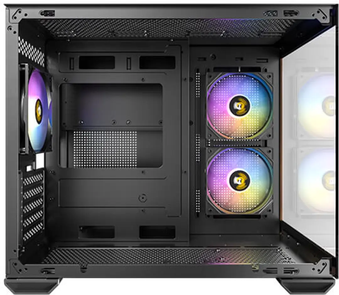 Antec CX600M Midi Tower - Zwart/Hout