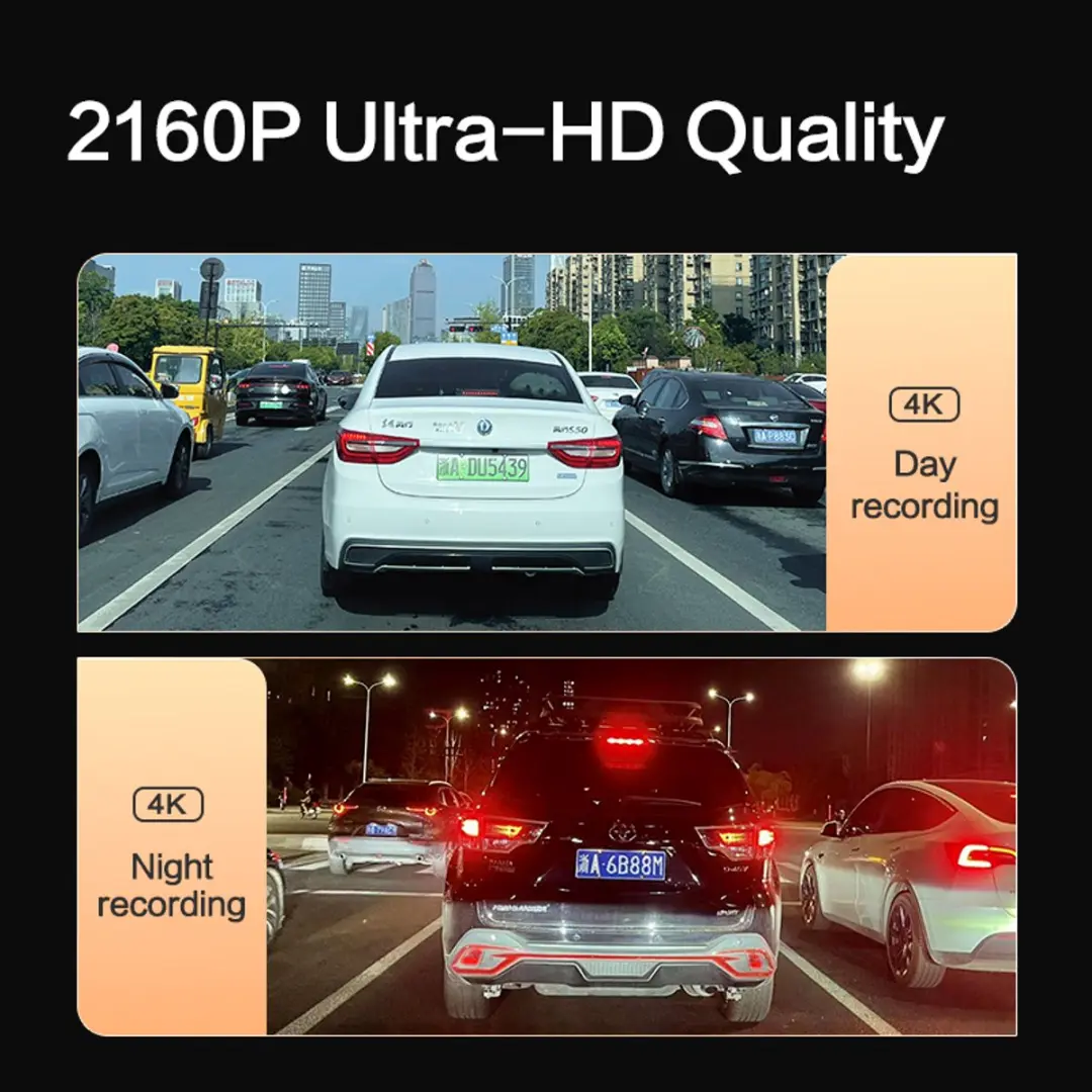 Imou S800 Pro DAE-LC5500GWV-S800 Dashcam - 4K Dual Camera - Zilver/Zwart