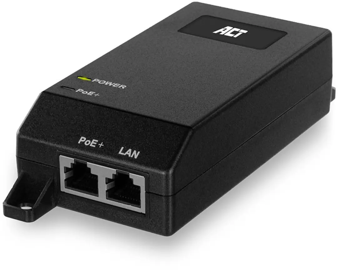 ACT AC4438 Gigabit PoE+ Injector 30W