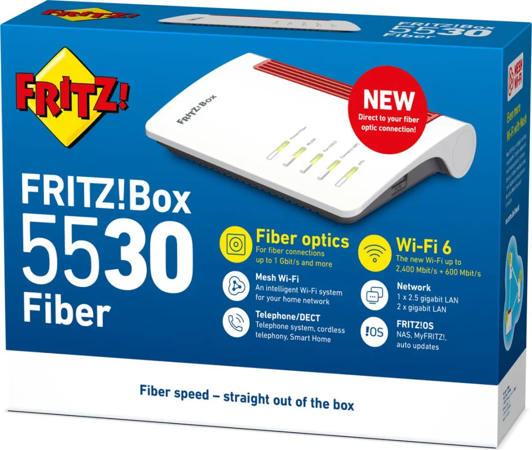 FRITZ!Box 5530 Fiber WiFi 6 Router
