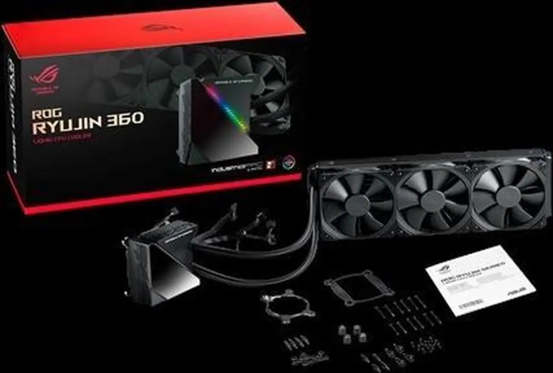 ASUS ROG Ryuijn 360 Processor Koeler 36cm - 3 Ventilatoren - afbeelding 6 van 6