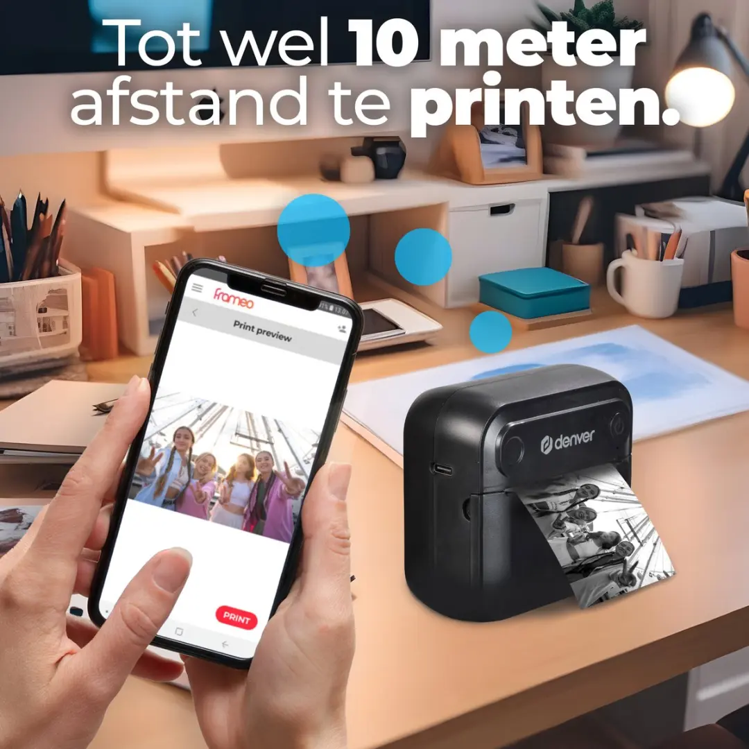 Denver MBP32B Mini Pocket Printer - Zwart