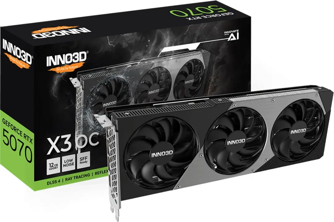 INNO3D GeForce RTX 5070 X3 OC Videokaart 12GB