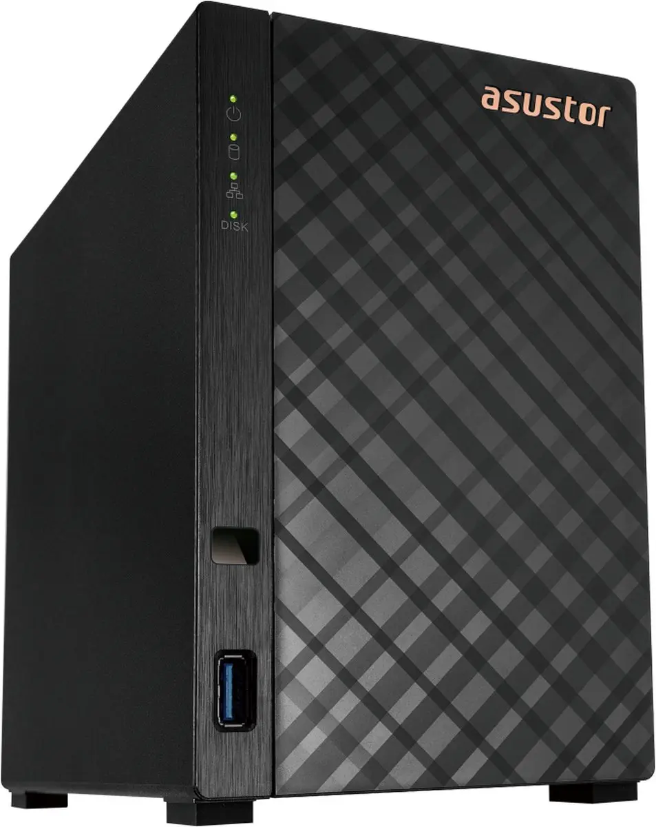 Asustor AS1102TL NAS - 2 Slots - 1TB - Zwart