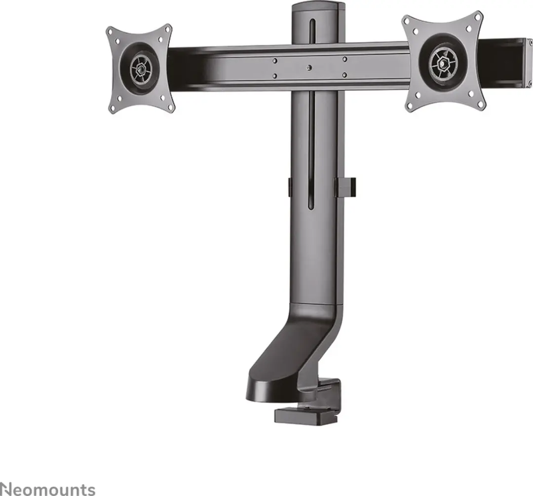 Neomounts FPMA-D860DBLACK Monitorarm 2 schermen 10-27" - 0-7 kg/scherm - Zwart
