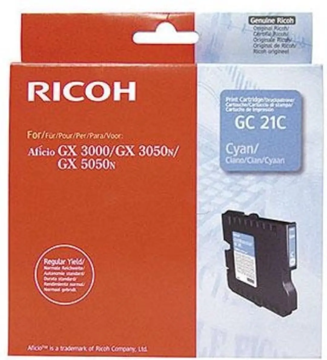Ricoh GX3000 Cyaan 405533 - Inktcartridge - 14500 pagina's
