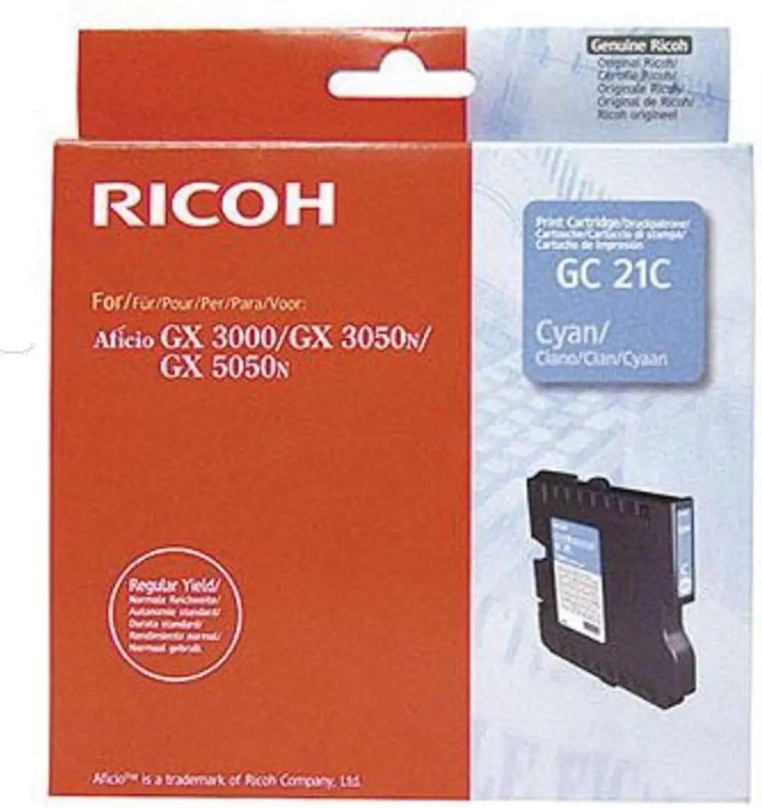 Ricoh GX3000 Cyaan 405533 - Inktcartridge - 14500 pagina's
