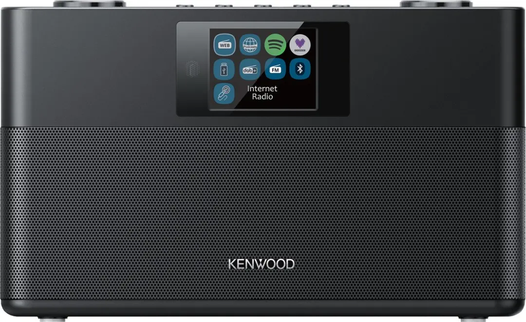Kenwood CR-ST120S Smart Radio - DAB+ Bluetooth Zwart