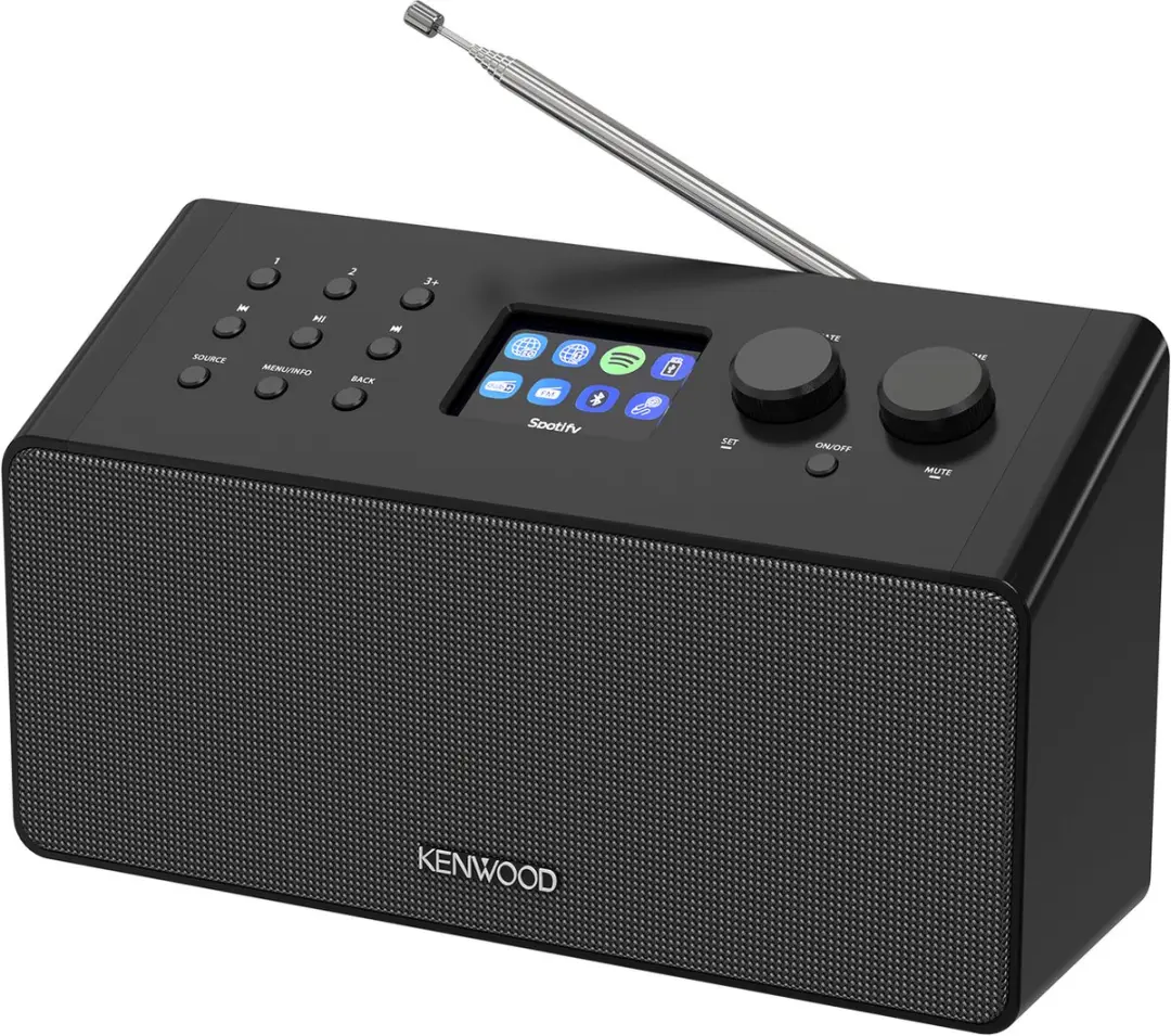 Kenwood CR-ST90S Smart Radio - 8 uur batterij - Zwart