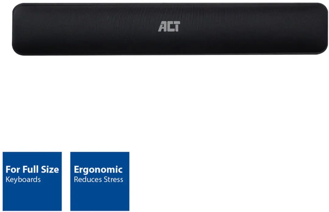 ACT AC8005 Polssteun Toetsenbord - Full-Size - Zwart