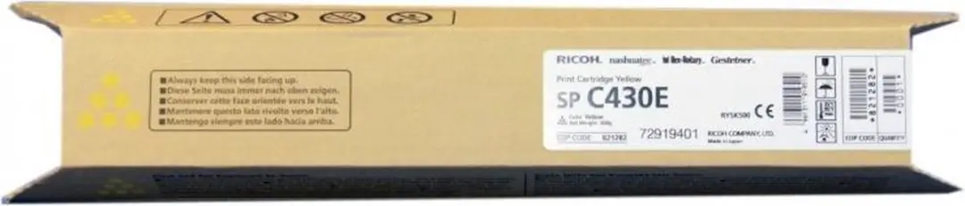 Ricoh 821282 Tonercartridge - Geel - 15.000 pagina's