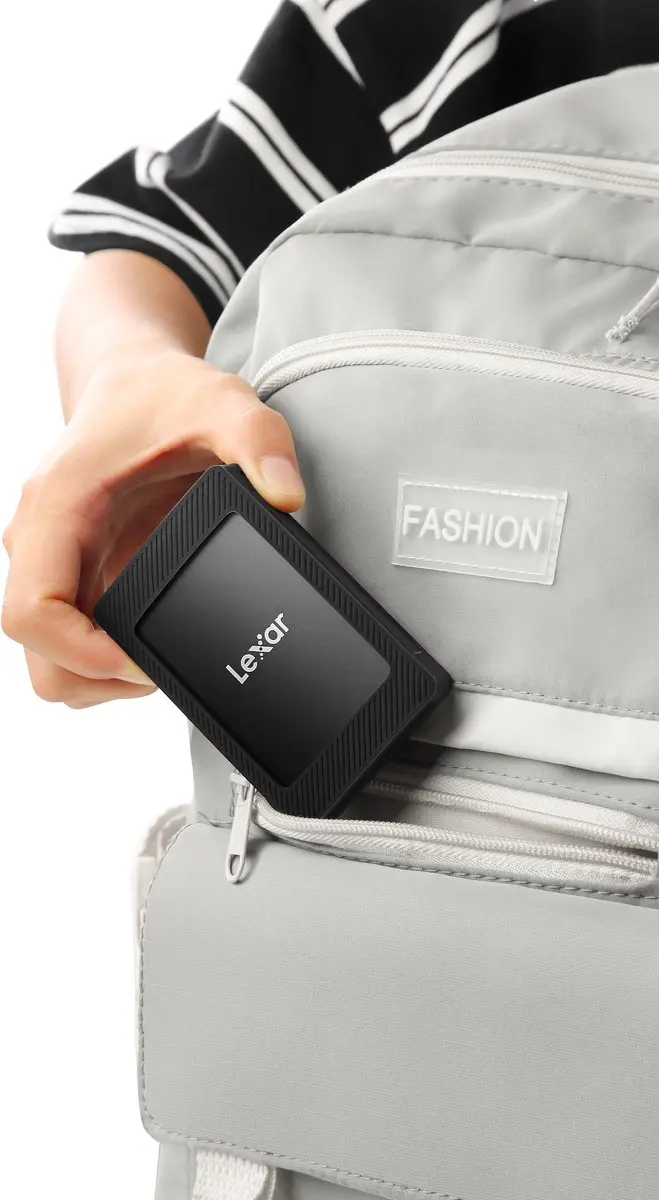 Lexar SL500M Portable SSD 1TB - Magnetische Set - Zwart