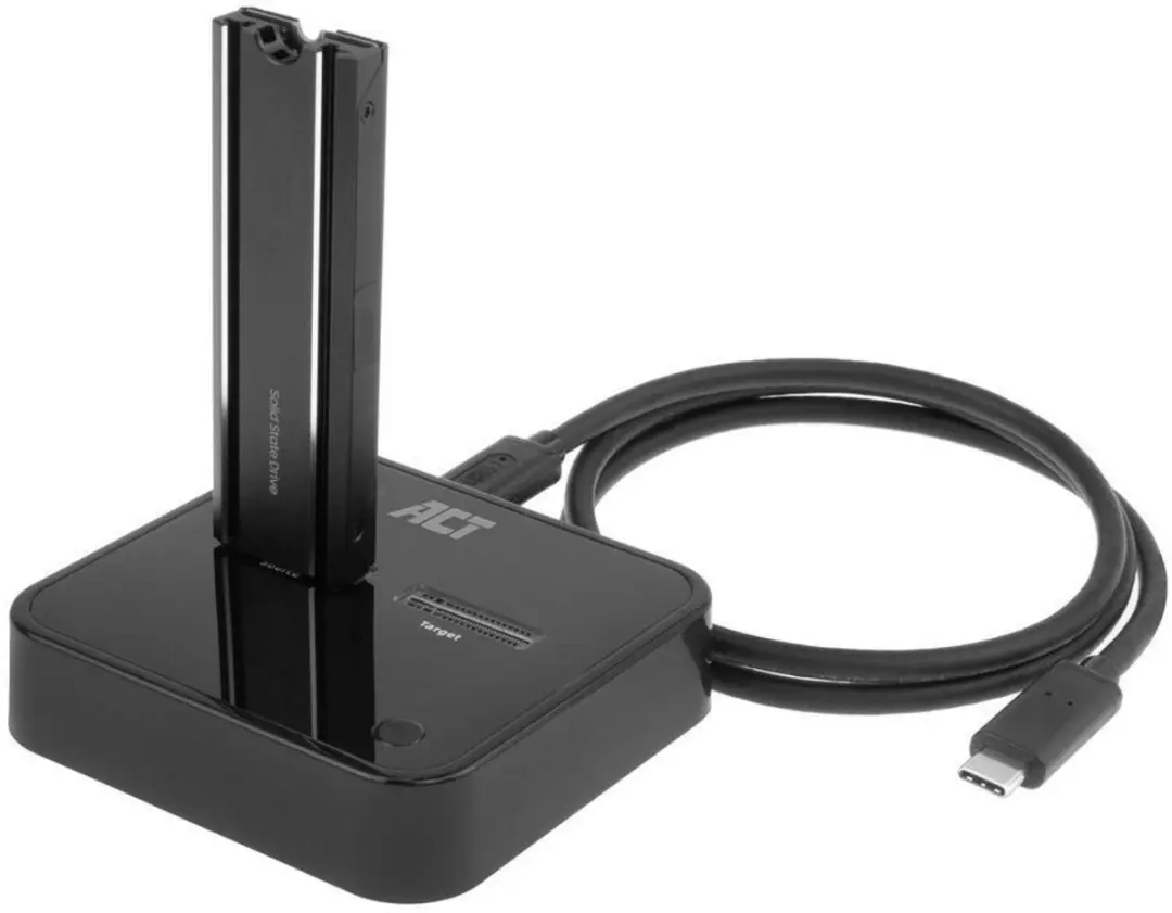 ACT AC1502 M.2 NVMe/PCIe SSD Docking Station - USB-C 3.2 Gen2 - Zwart