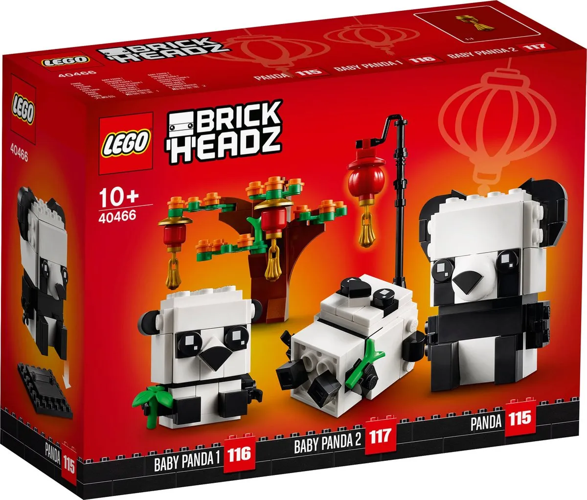 LEGO Brickheadz 40466 Chinees Nieuwjaar Panda - afbeelding 5 van 6