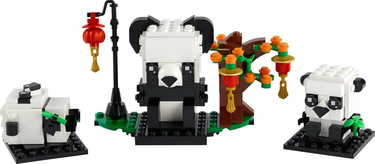 LEGO Brickheadz 40466 Chinees Nieuwjaar Panda - afbeelding 4 van 6