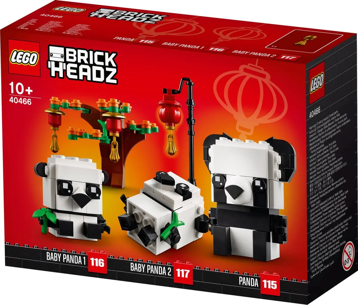 LEGO Brickheadz 40466 Chinees Nieuwjaar Panda - afbeelding 3 van 6