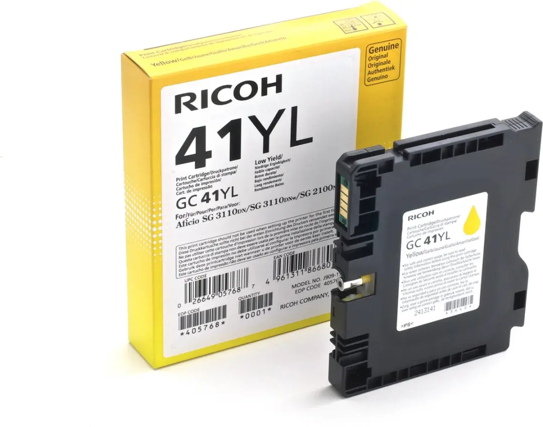 Ricoh 405768 Toner Geel