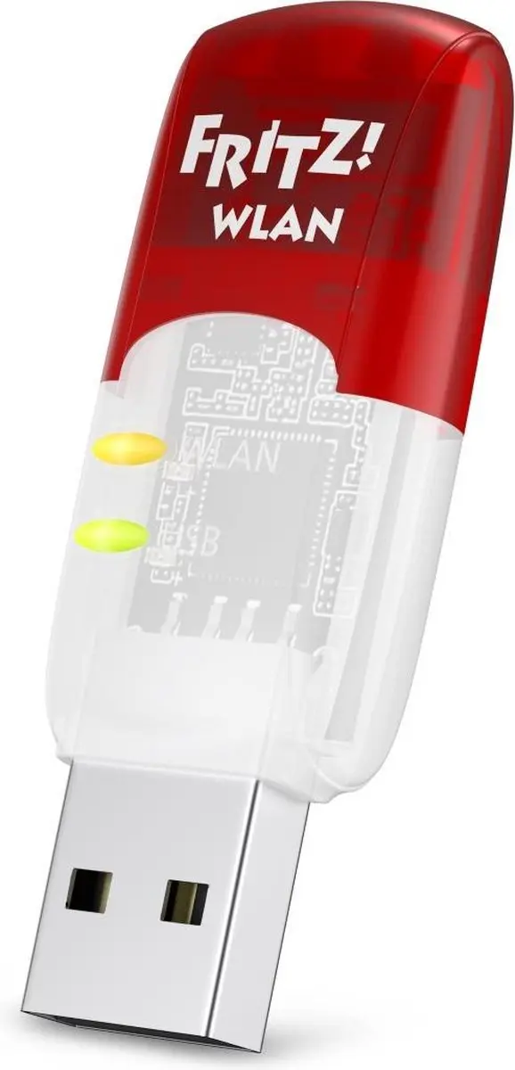 FRITZ! WLAN Stick AC 430 - USB WiFi-adapter - Rood/Wit - afbeelding 6 van 6
