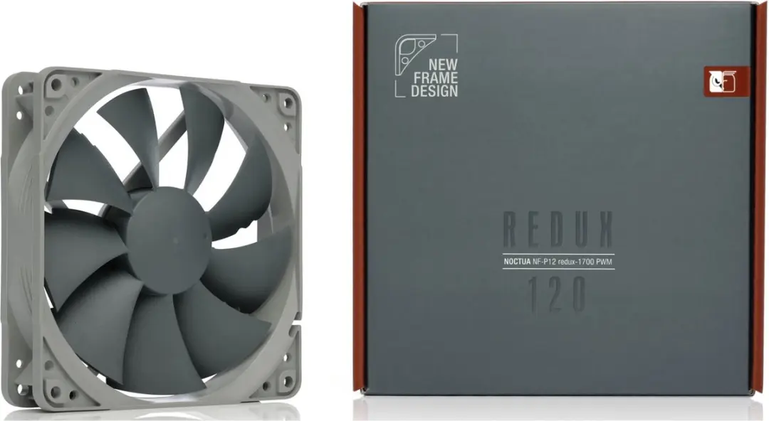 Noctua NF-P12 Redux 1700 PWM 12cm Ventilator - Grijs