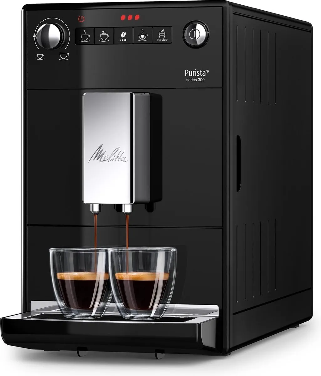 Melitta Purista F230-102 Volautomatische Espressomachine - Zwart