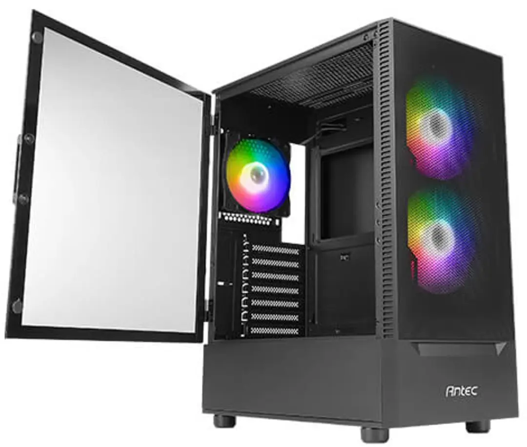 Antec 9734087000 ATX Semi-tower Behuizing - 3x 2.5" / 2x 3.5" - Zwart/Grijs