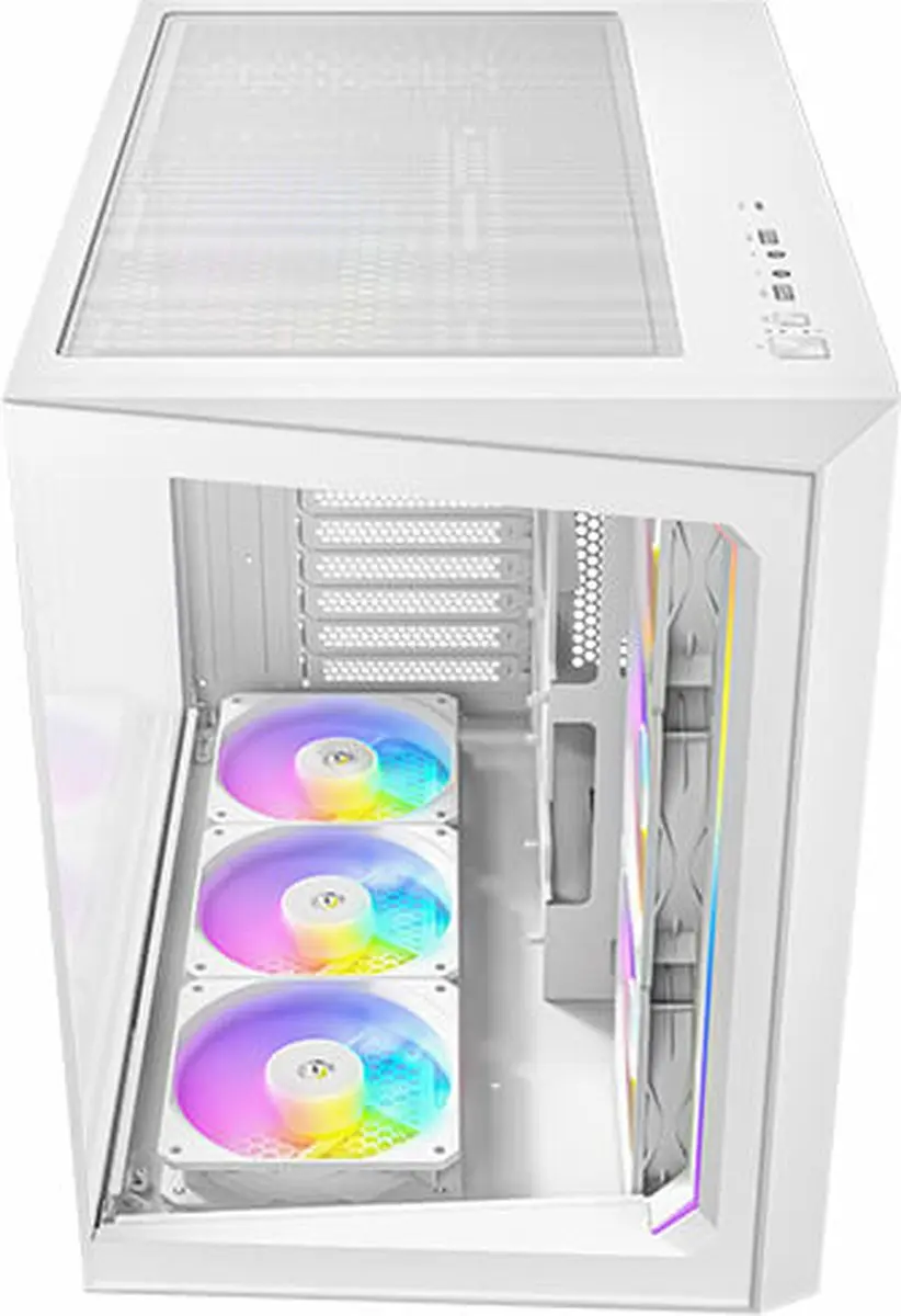 Antec Constellation C5 Wit - ATX/ITX/mATX - 2x USB-A 1x USB-C
