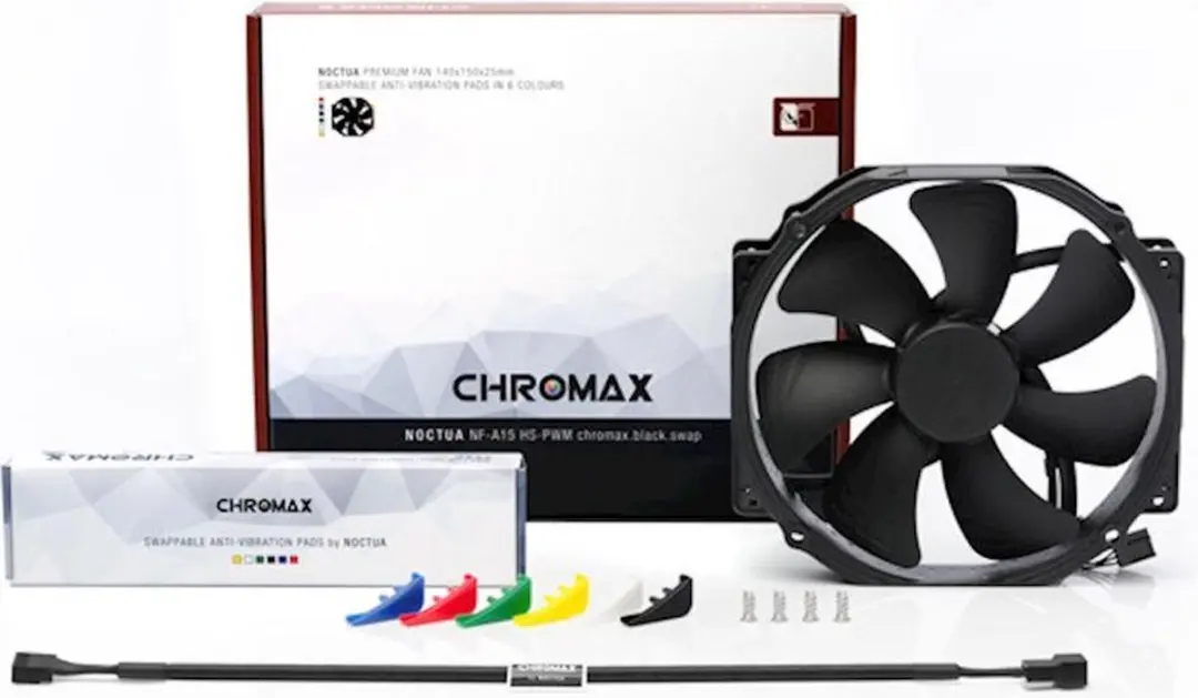 Noctua NF-A15 HS-PWM CH.BK.S Ventilator 140mm - Zwart