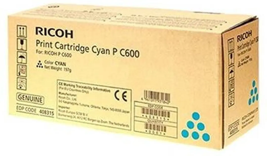 Ricoh 408315 Tonercartridge Cyaan