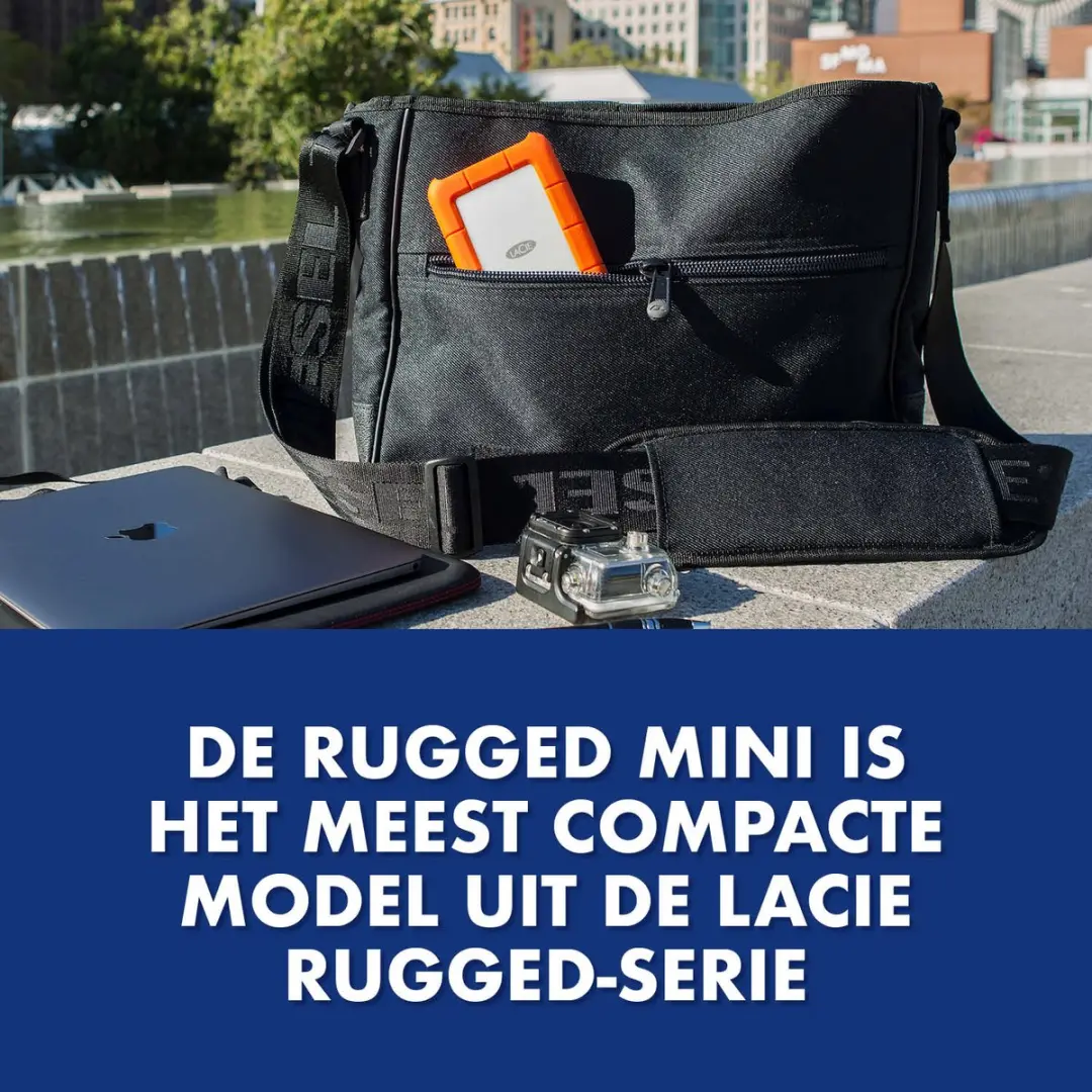 LaCie Rugged USB-C Externe Harde Schijf 5TB - Oranje