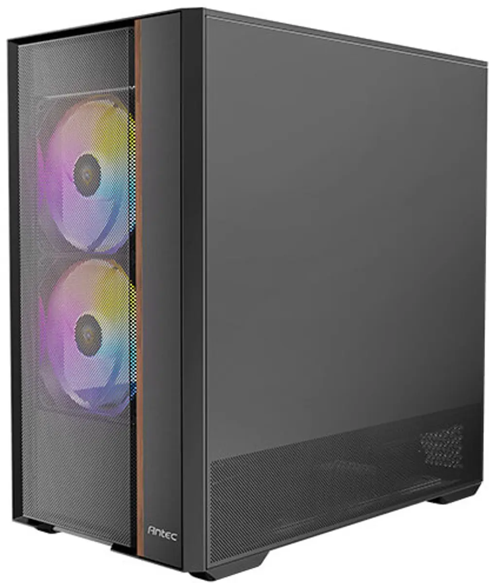 Antec Flux Rear Midi Tower - 3 Ventilatoren - Zwart