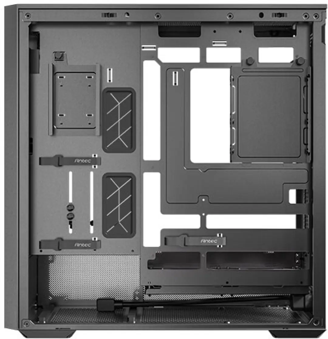 Antec Flux Rear Midi Tower - 3 Ventilatoren - Zwart