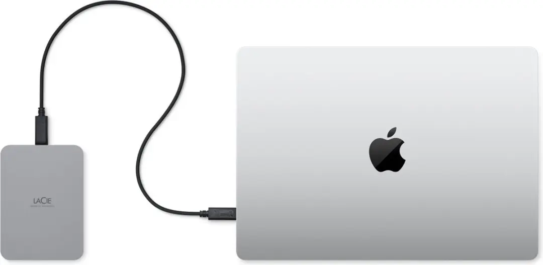 LaCie Mobile Drive Secure 2TB Externe Harde Schijf - Grijs