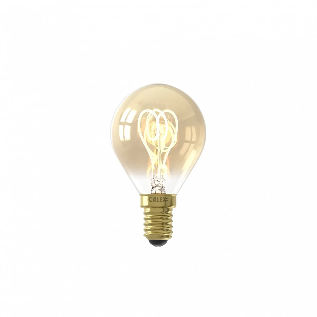 Calex E27 Goudkleurige Kogellamp - 2100K Warm Wit