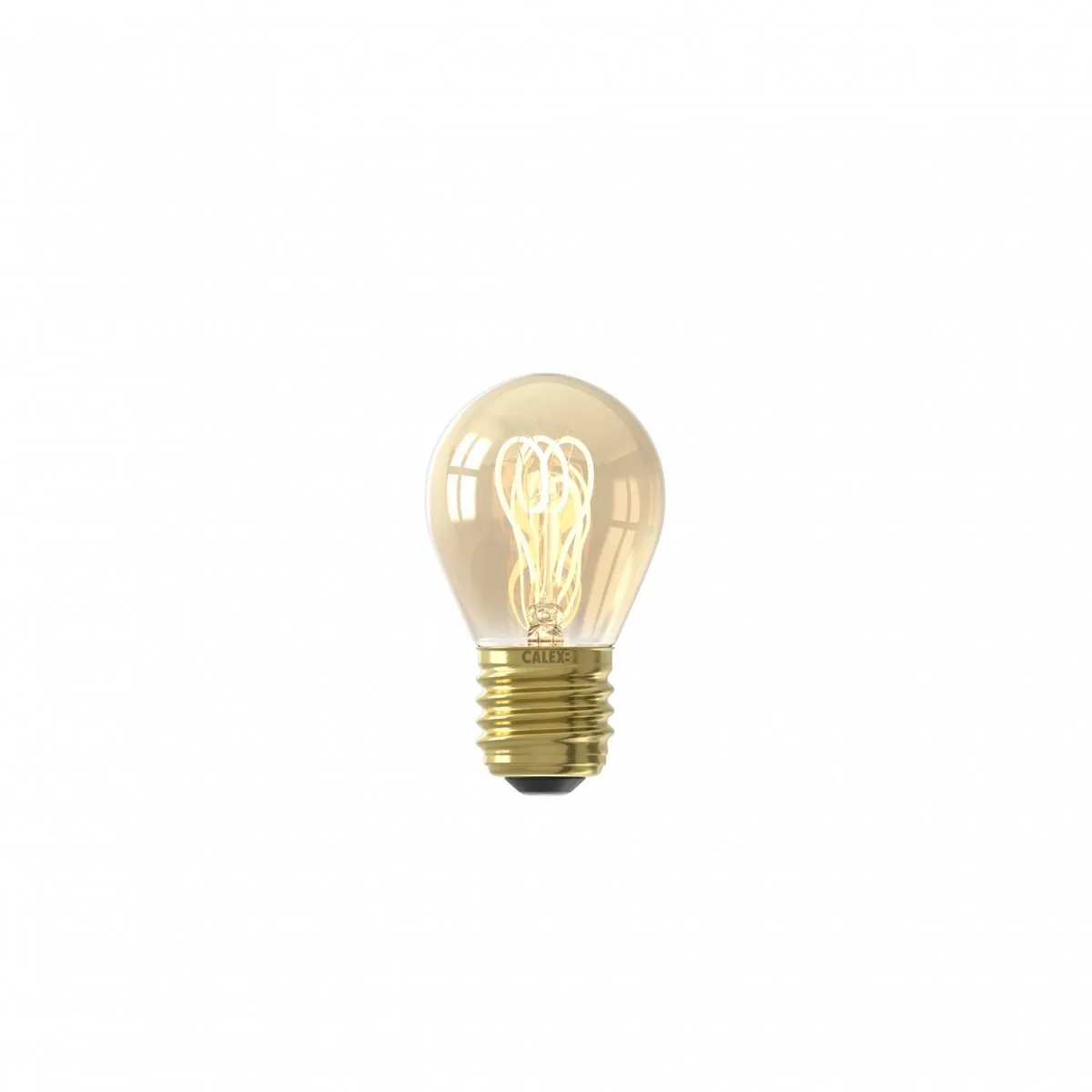 Calex E27 Goudkleurige Kogellamp - 2100K Warm Wit