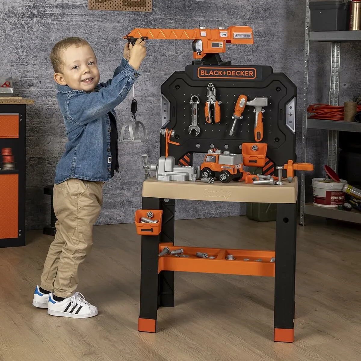 Smoby Black & Decker Speelgoedwerkbank - Multi kleuren