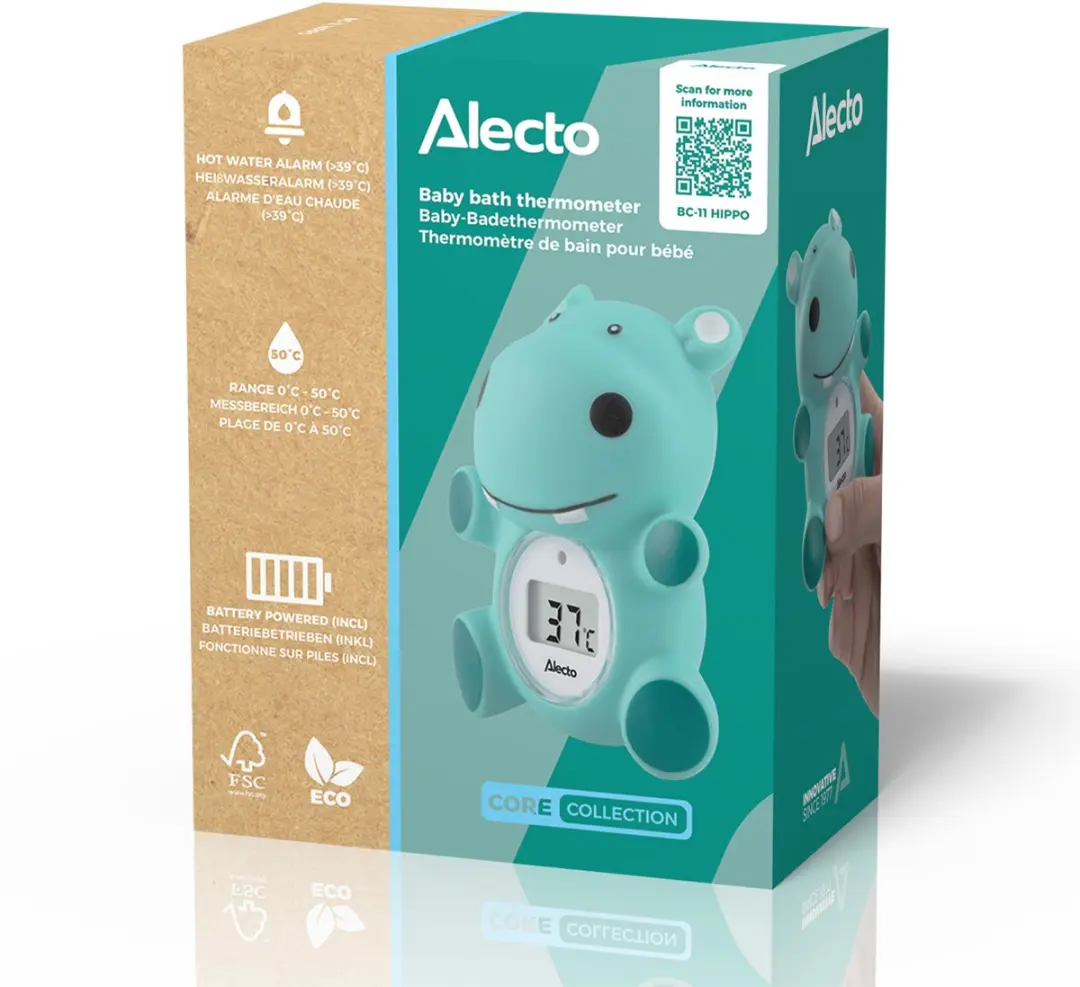 Alecto Baby BC-11 Thermometer Badwater - Groen