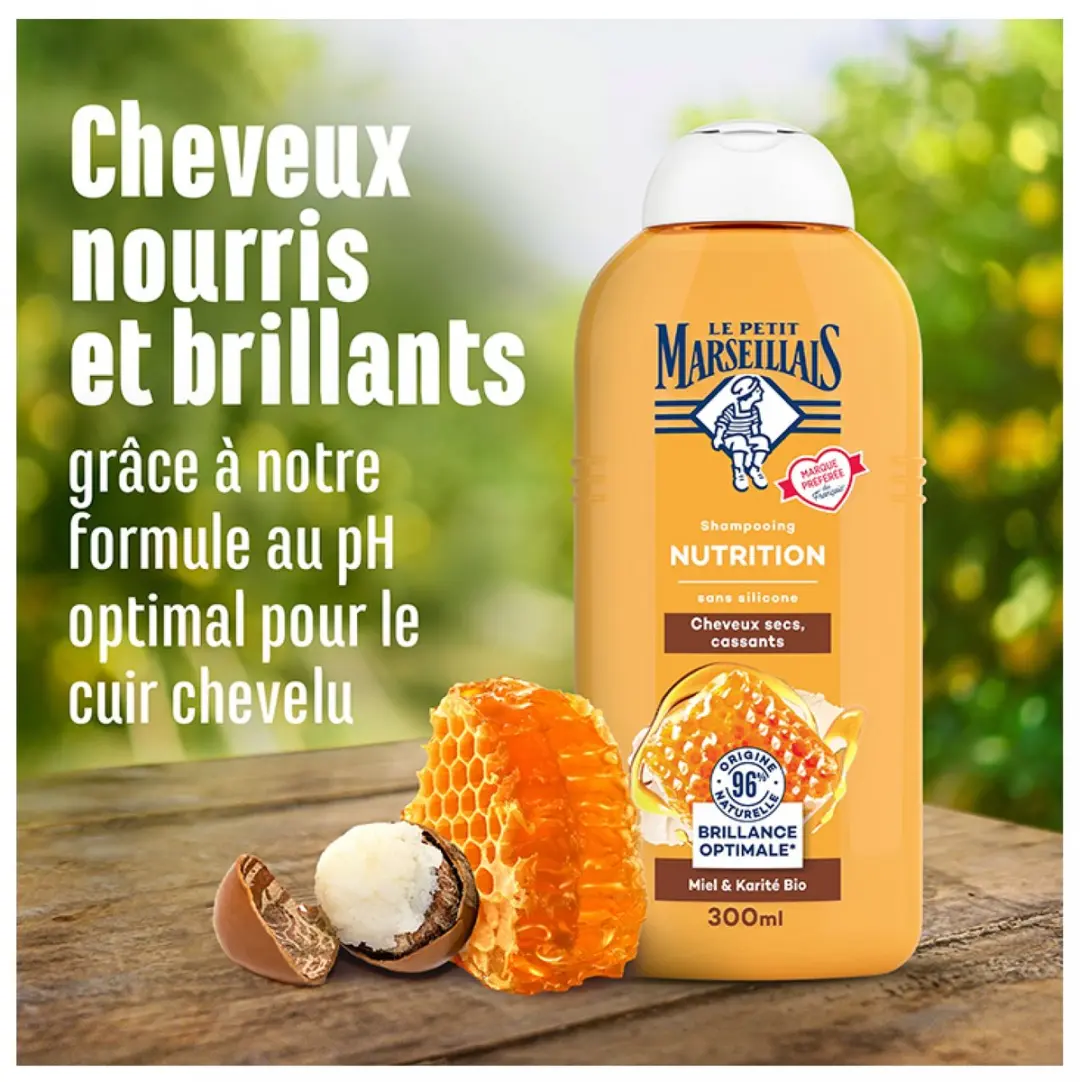 Le Petit Marseillais Honing & Shea Shampoo 300ml