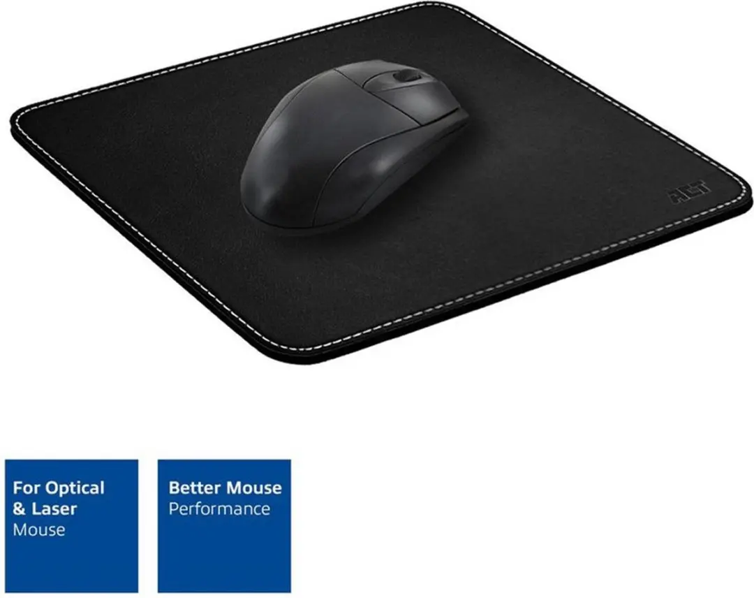 ACT Muismat AC8000 - Zwart Lederlook